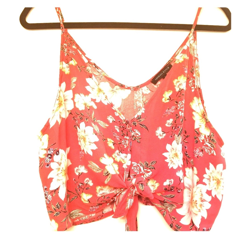 Kendall and Kylie Floral Crop Top
